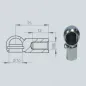 Cage à rotule diamètre 10 (chape M6-Acier-25mm) Cage à rotule diamètre 10 (chape M6-Acier-25mm)
