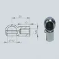 Cage à rotule diamètre 10 (chape M6-Acier-20mm)