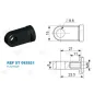 Chape à oeil 8/8 (chape M6-Plastique-23.5mm)