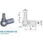 Cage à rotule avec rotule diamètre boule 13mm, rotule M8 (chape M6-Acier-30mm) Cage à rotule avec rotule diamètre boule 13mm, rotule M8 (chape M6-Acier-30mm)