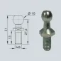 Rotule diamètre 10 (M8-Acier-27mm)