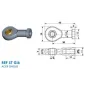 Chape à œil oscillante Diamètre 6mm (chape M6-acier-30mm) Chape à œil oscillante Diamètre 6mm (chape M6-acier-30mm)