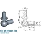 Cage à rotule avec rotule diamètre boule 10mm, rotule M8 (chape M6-Acier-20mm) Cage à rotule avec rotule diamètre boule 10mm, rotule M8 (chape M6-Acier-20mm)