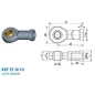 Chape à œil oscillante Diamètre 10mm (chape M10-acier-43mm) Chape à œil oscillante Diamètre 10mm (chape M10-acier-43mm)