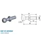 Rotule Inox diamètre 10mm (M6-Inox-27mm) Rotule Inox diamètre 10mm (M6-Inox-27mm)