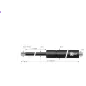 Vérin à gaz à valve - chapes filetées diam14 - filetage M10 c650 - l1355 - f2100 Vérin à gaz à valve - chapes filetées diam14 - filetage M10 c650 - l1355 - f2100