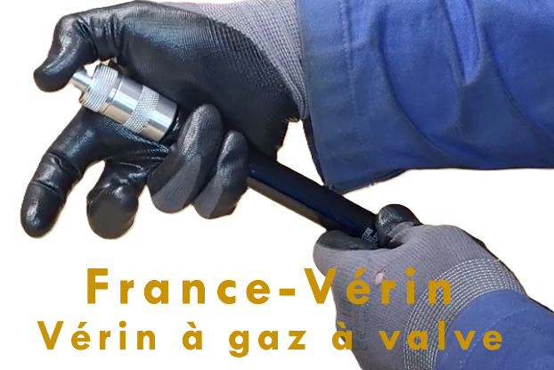 vérin à gaz à valve